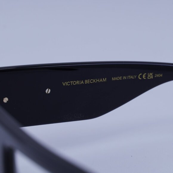 Victoria Beckham VB677S 006 Sunglasses Black Square Frame, Transparent Lenses - Picture 8 of 11